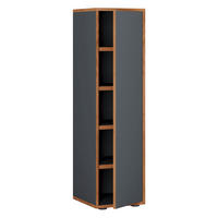 SCHUHSCHRANK Anthrazit, Honigeiche  - Honigeiche/Anthrazit, Design, Holzwerkstoff/Kunststoff (30/110/33cm) - MID.YOU