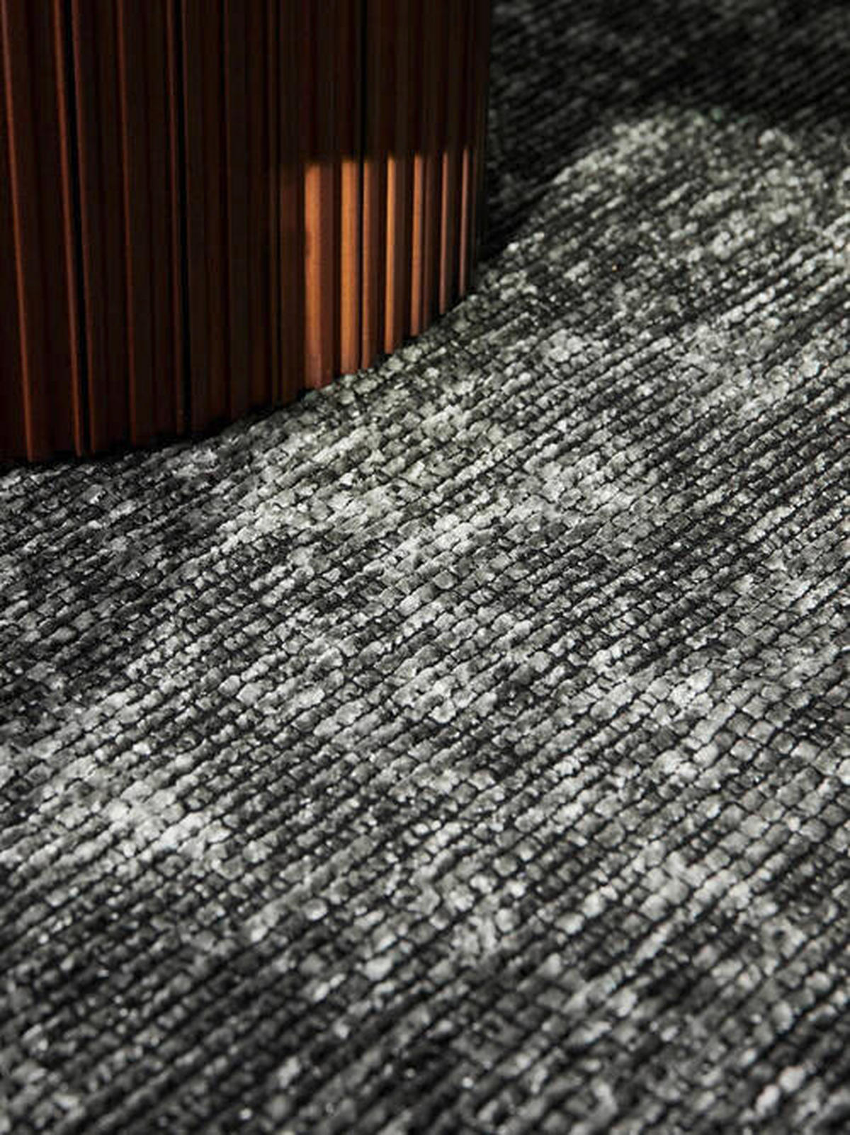 TEPPICH 160 cm Brilliance Braun  - Braun, KONVENTIONELL, Textil (160cm) - Elle Decoration