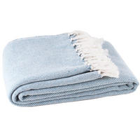 ÁGYTAKARÓ 200/220 cm  - világoskék, Basics, textil (200/220cm)