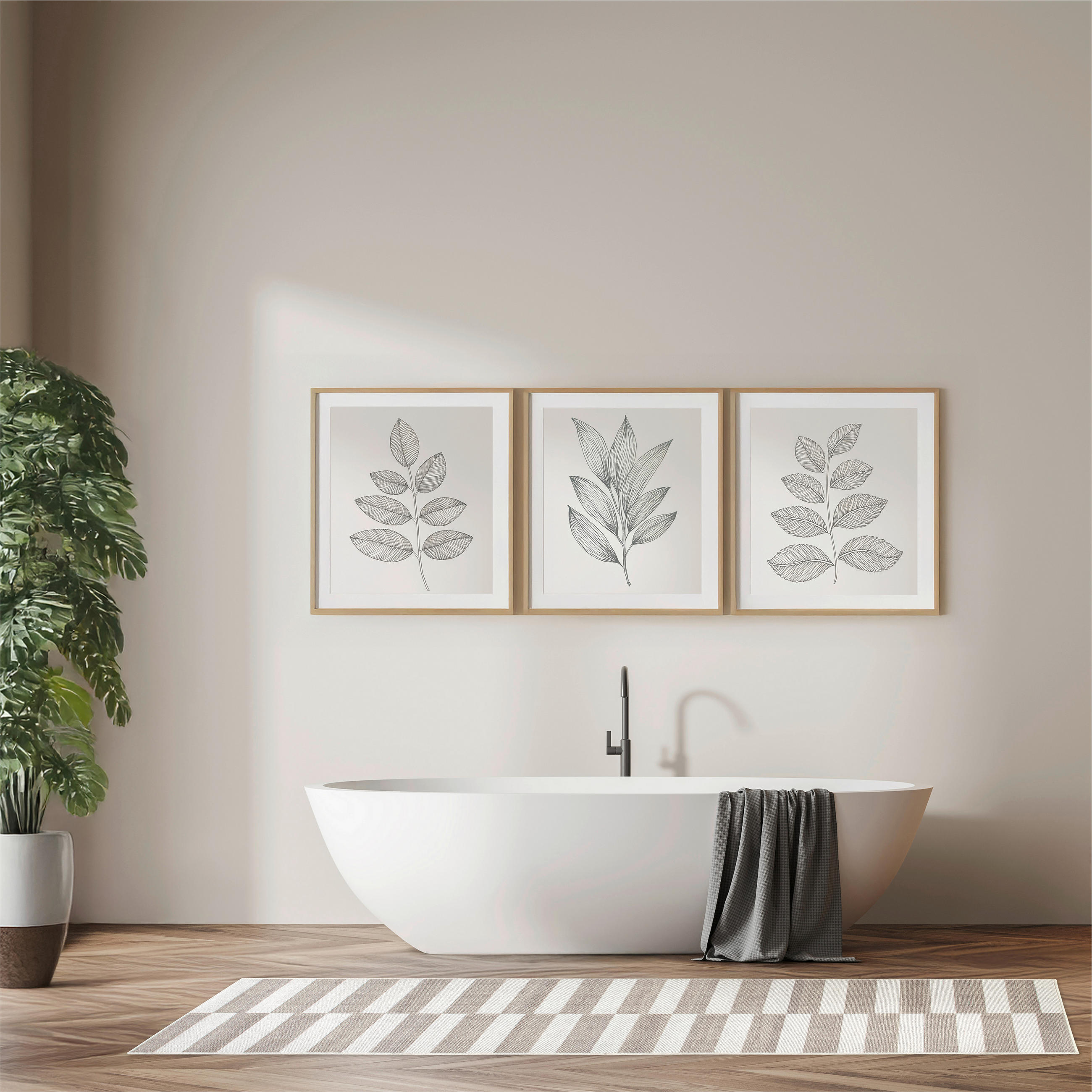 LÄUFER 80/250 cm MESIO STRIDER  - Eiche grau/Grauweiß, Design, Kunststoff/Textil (80/250cm) - Lindorug