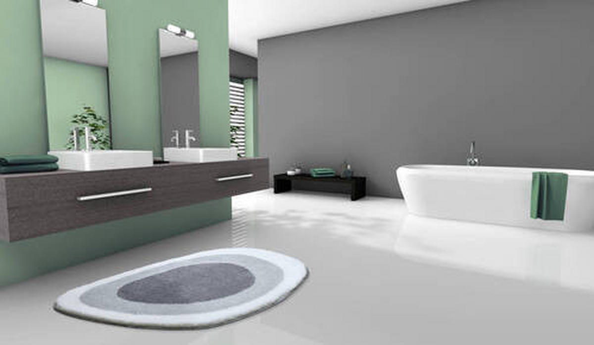 KOBEREC DO KOUPELNY, 50/75 cm - šedá, Basics, textil/plast (50/75cm) - Grund