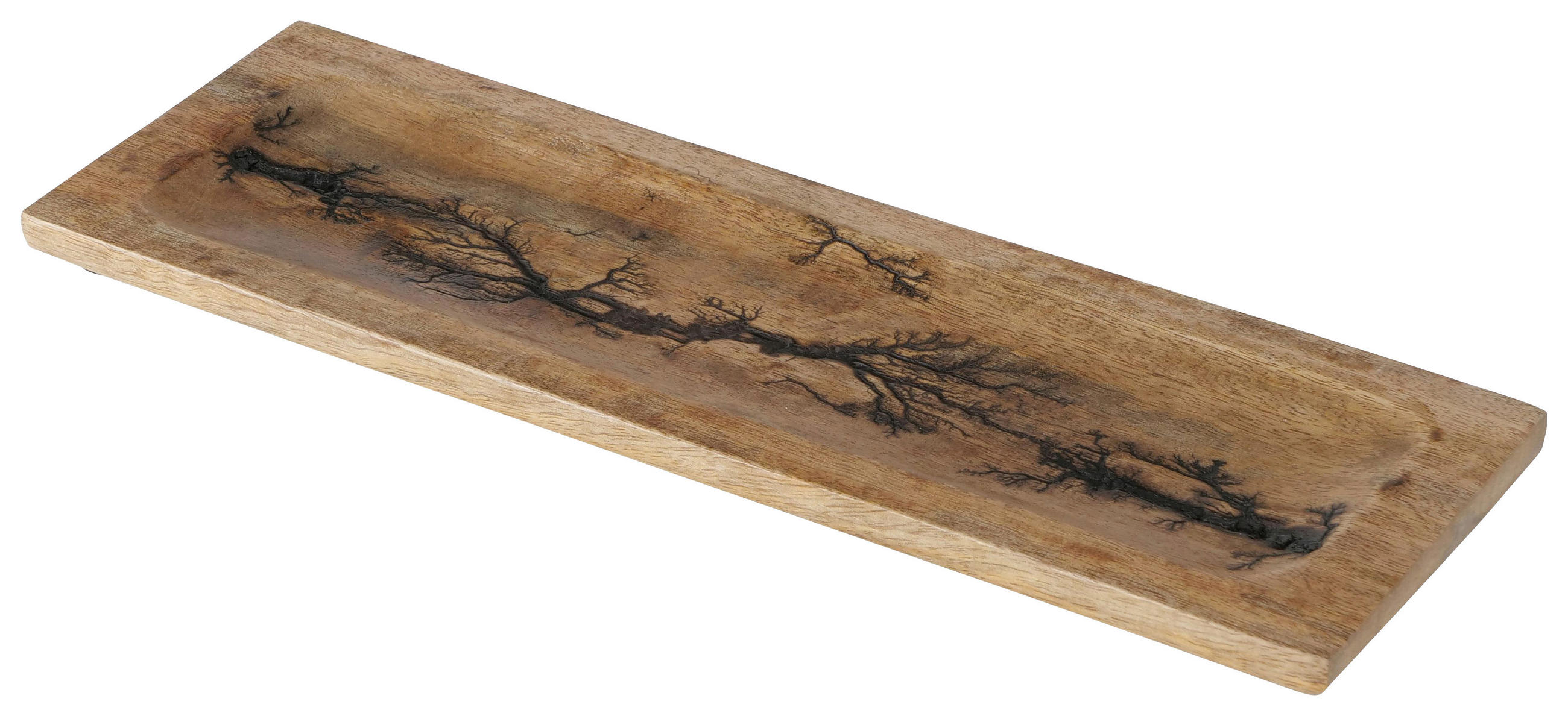 TABLETT Holz Mangoholz  - Braun, Basics, Holz (38/12/2cm) - Boltze Home