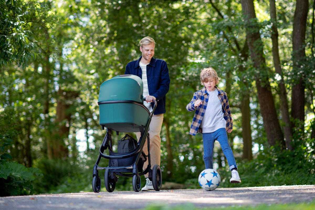 TVRDA KORPA ZA KOLICA - tamnozelena/crna, Osnovno, tekstil/plastika (42/58/84cm) - Maxi-Cosi
