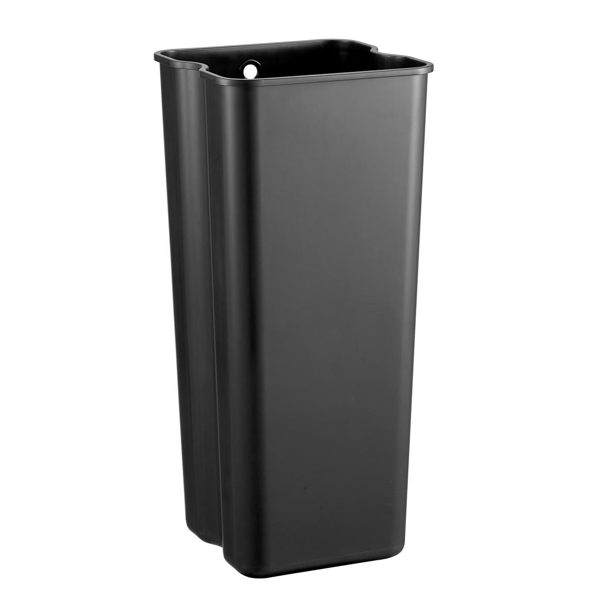 ABFALLEIMER 30 L  - Schwarz/Weiß, MODERN, Kunststoff/Metall (37/65/29cm) - MID.YOU