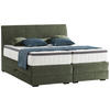 BOXSPRINGBETT 180/200 cm  in Waldgrün  - Waldgrün/Wengefarben, Konventionell, Holz/Textil (180/200cm) - Novel