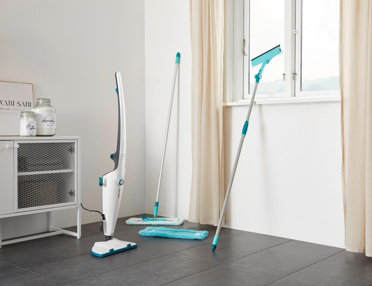 FENSTERWISCHER CLEANER L TELESCOPE 200  - Türkis, Basics, Kunststoff (32/130-210cm) - Leifheit
