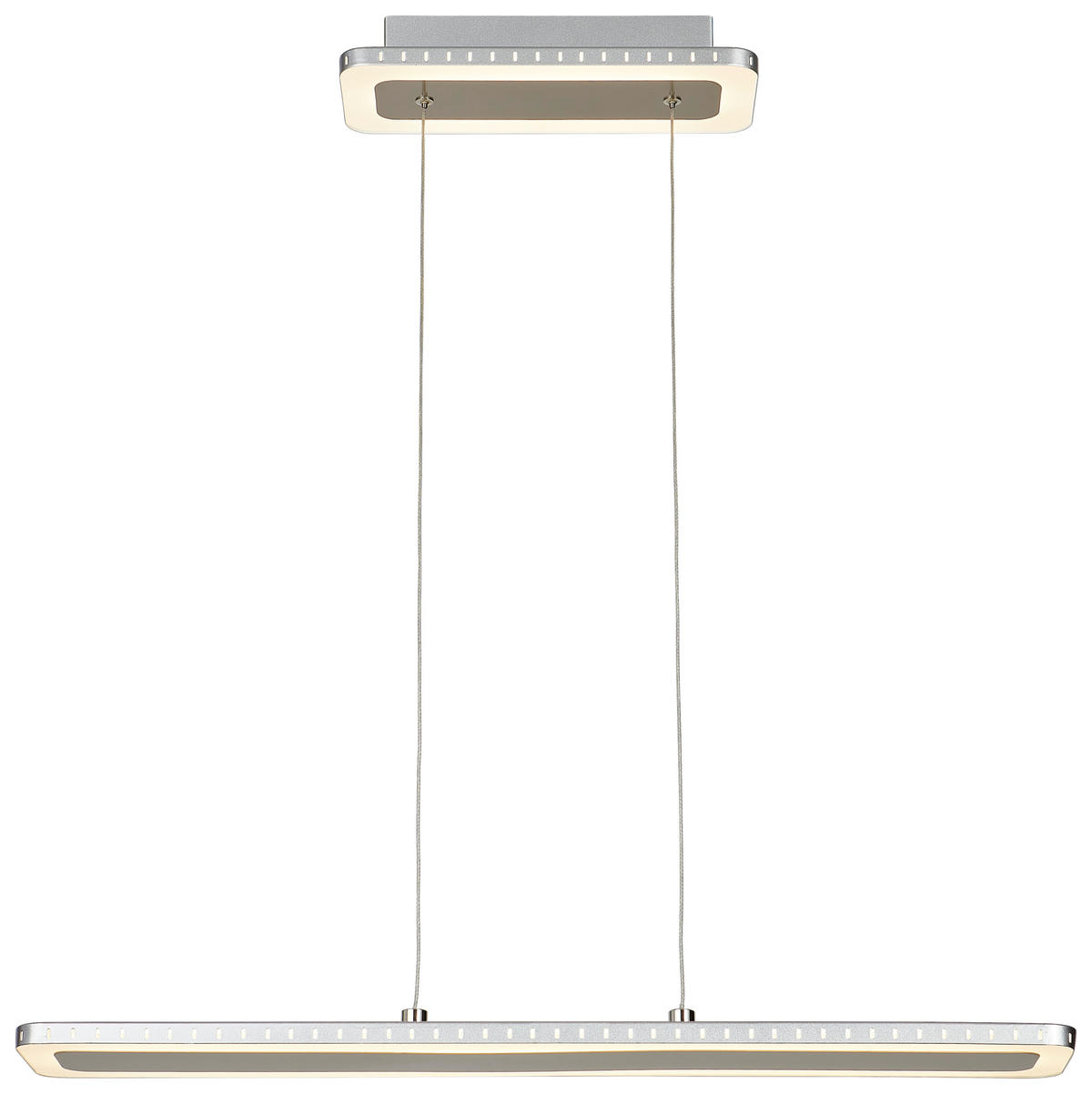 LED-HÄNGELEUCHTE 70/12/120 cm  - Edelstahlfarben, Design, Metall (70/12/120cm)