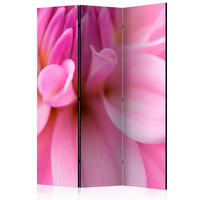 PARAVENT mit 3  Flügel - Pink, Basics, Holz/Textil (135/172/3cm) - artgeist