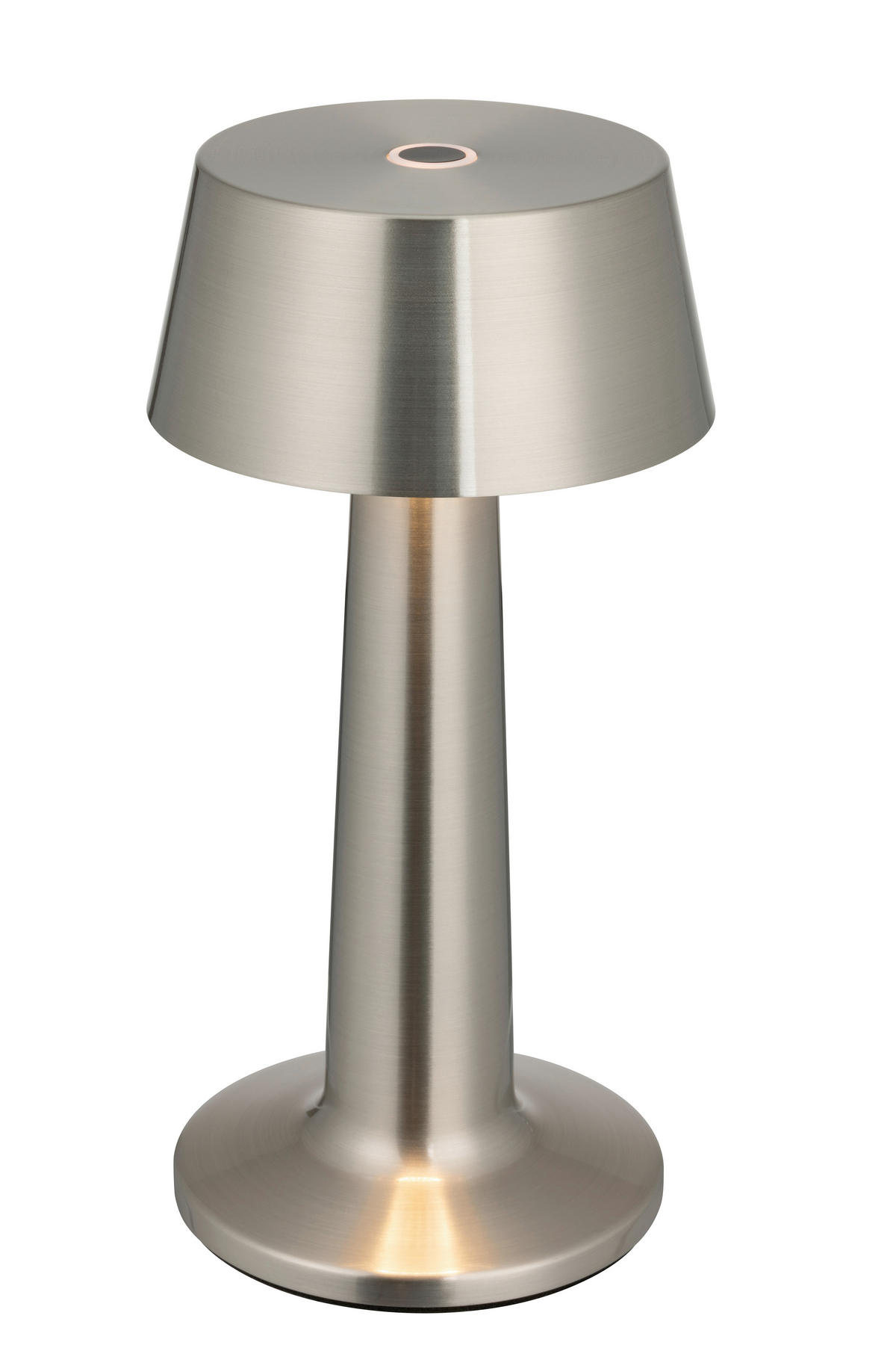 AKKU-TISCHLEUCHTE Aniara 11/22,1 cm  - Silberfarben, Basics, Metall (11/22,1cm) - Novel