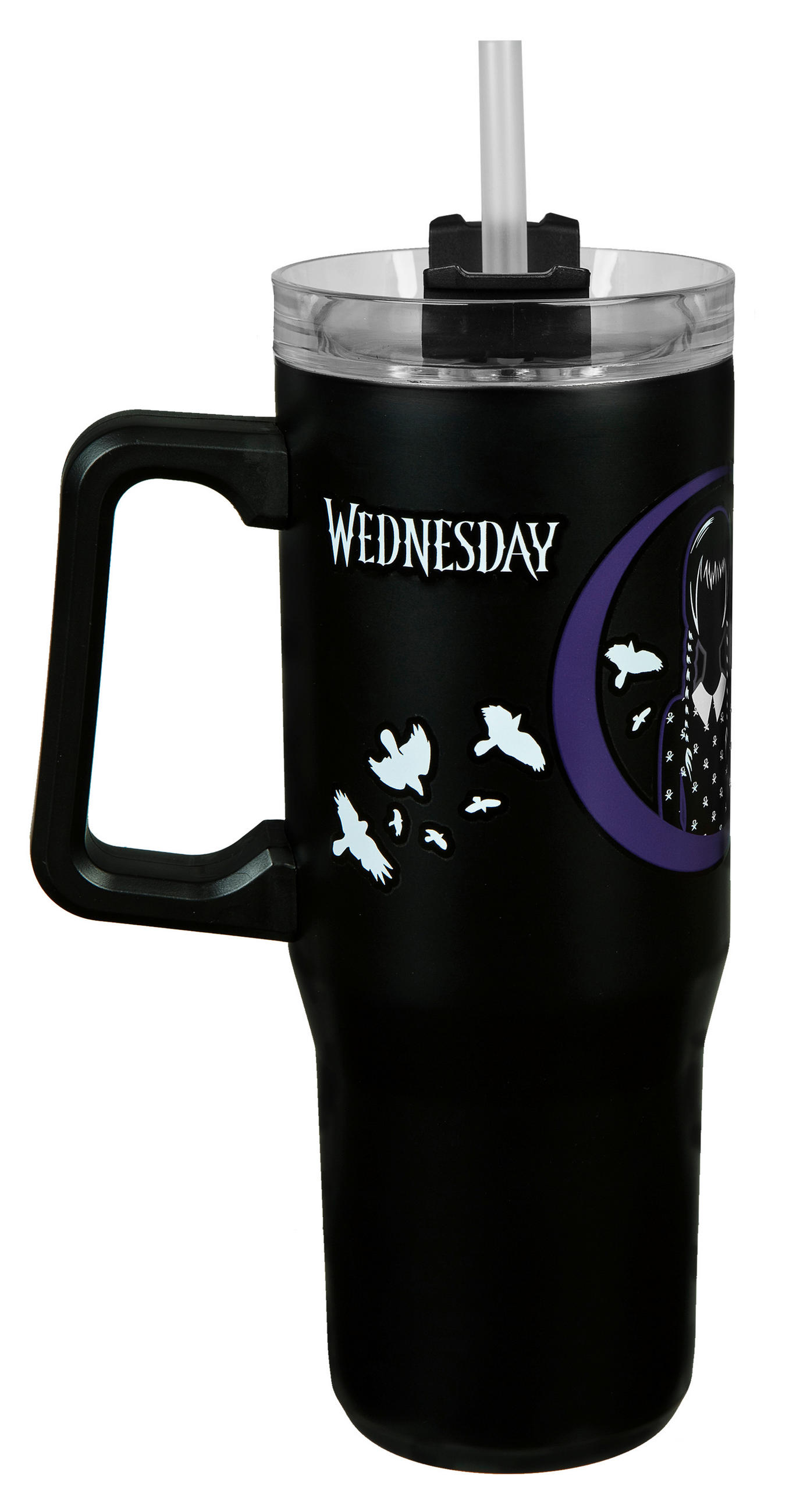 XXXLutz Becher-To-Go Schwarz, Violett 28.5x14x9 cm