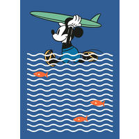 FOTOTAPETE  - Blau, Trend, Textil (200/280cm) - Xora