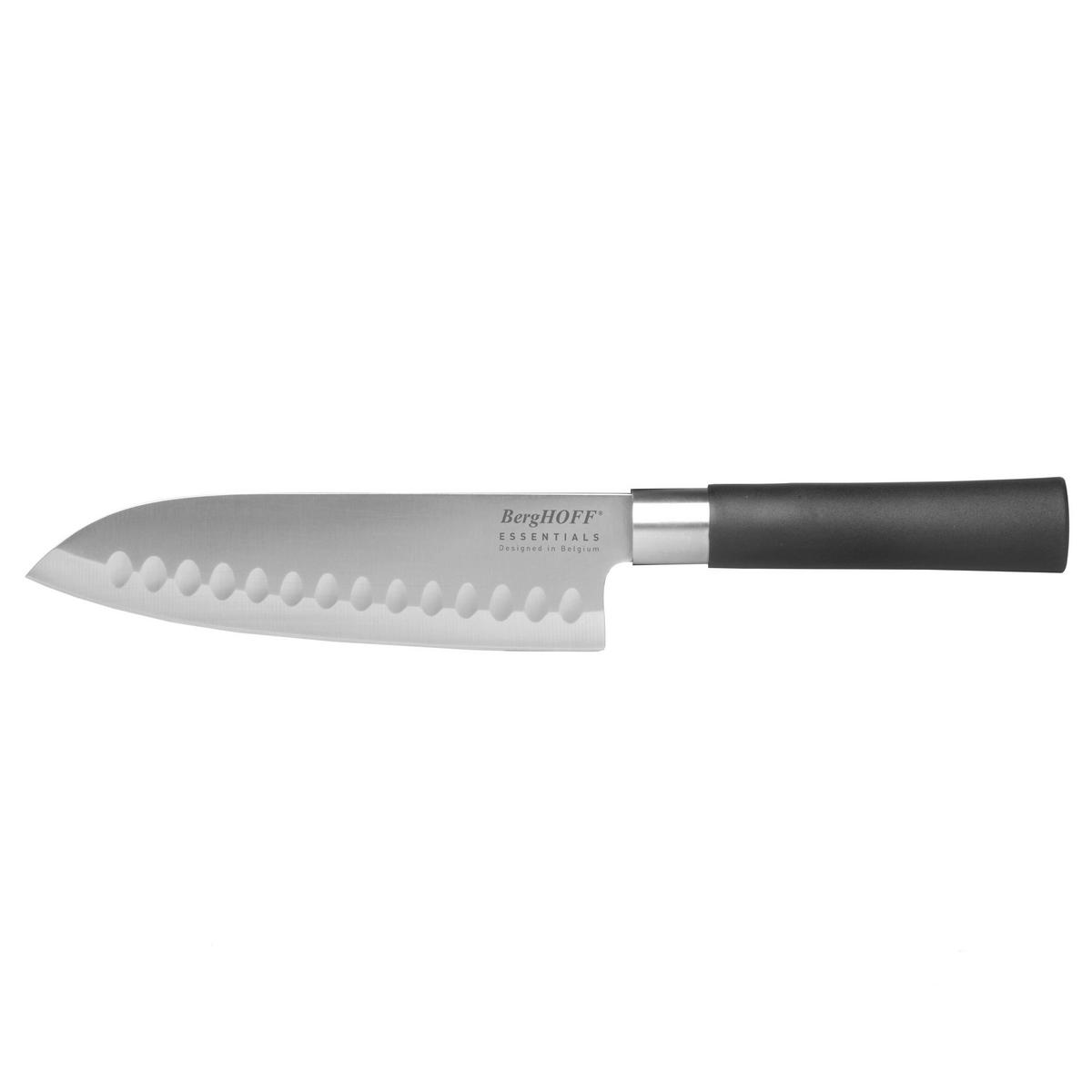 NOŽ SANTOKU   30/4,5/2 cm           nerjaveče jeklo - črna, Basics, kovina/umetna masa (30/4,5/2cm) - BergHOFF