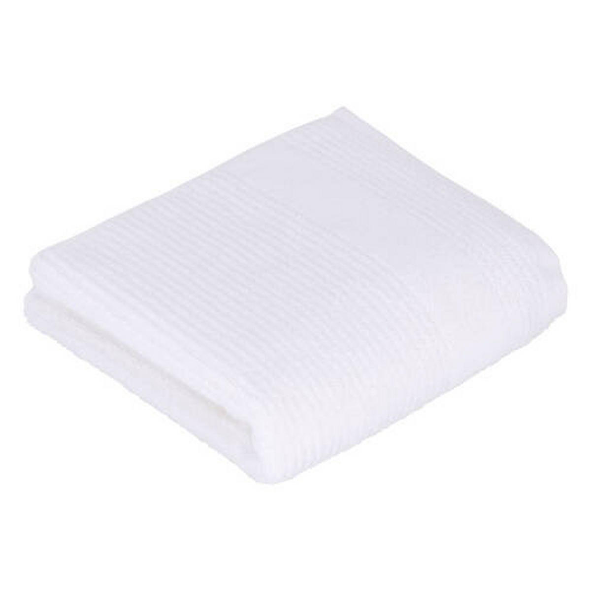 DUSCHTUCH 67/140 cm  - Weiss, Basics, Textil (67/140cm) - Vossen