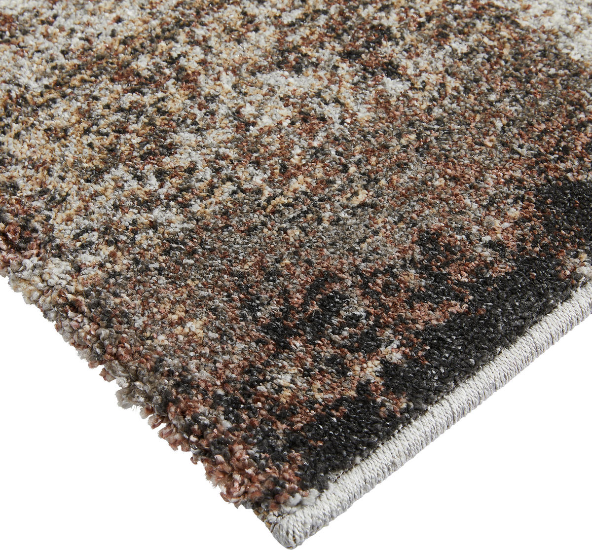 WEBTEPPICH 67/340 cm Sorrent Grau  - Grau, Design, Textil (67/340cm) - Novel