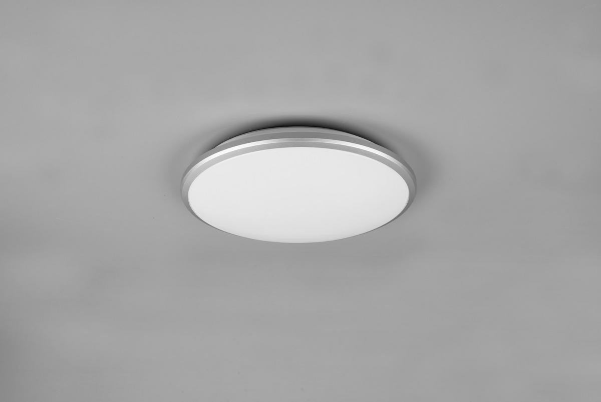 LED-DECKENLEUCHTE  34,7/6,5 cm    - Titanfarben, Basics, Kunststoff (34,7/6,5cm)