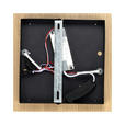 LED-DECKENLEUCHTE Worcester 70/38/7,5 cm  - Braun, Basics, Holz/Kunststoff (70/38/7,5cm) - Novel