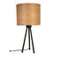 TISCHLEUCHTE - Schwarz, LIFESTYLE, Holz/Metall (30/30/60cm)