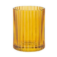 ZAHNPUTZBECHER Glas  - Braun, Basics, Glas (7,7/10/7,7cm) - Wenko