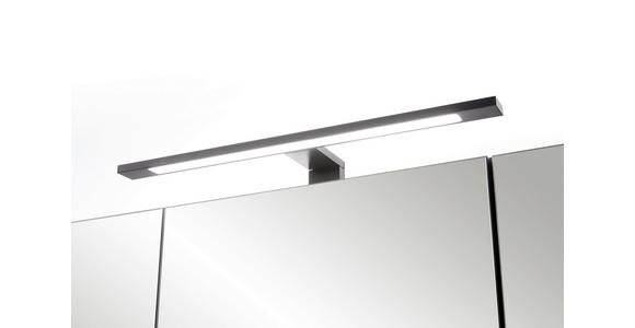 SPIEGELSCHRANK 80/64/20 cm  - Schwarz/Weiß, ROMANTIK / LANDHAUS, Glas/Holzwerkstoff (80/64/20cm) - Xora