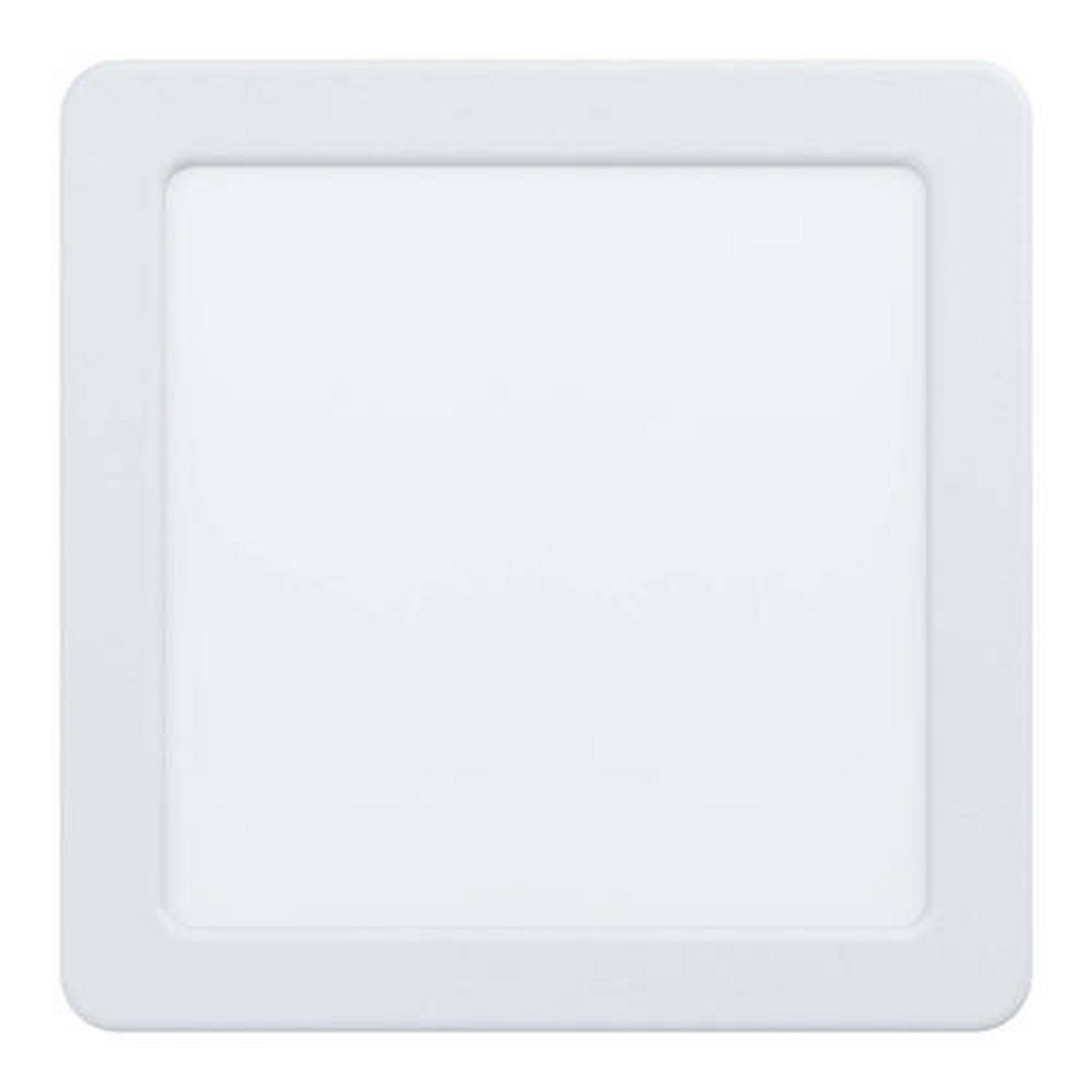 STROPNÍ LED SVÍTIDLO, 16,6/16,6/2,6 cm - bílá, Basics, kov/plast (16,6/16,6/2,6cm) - Eglo