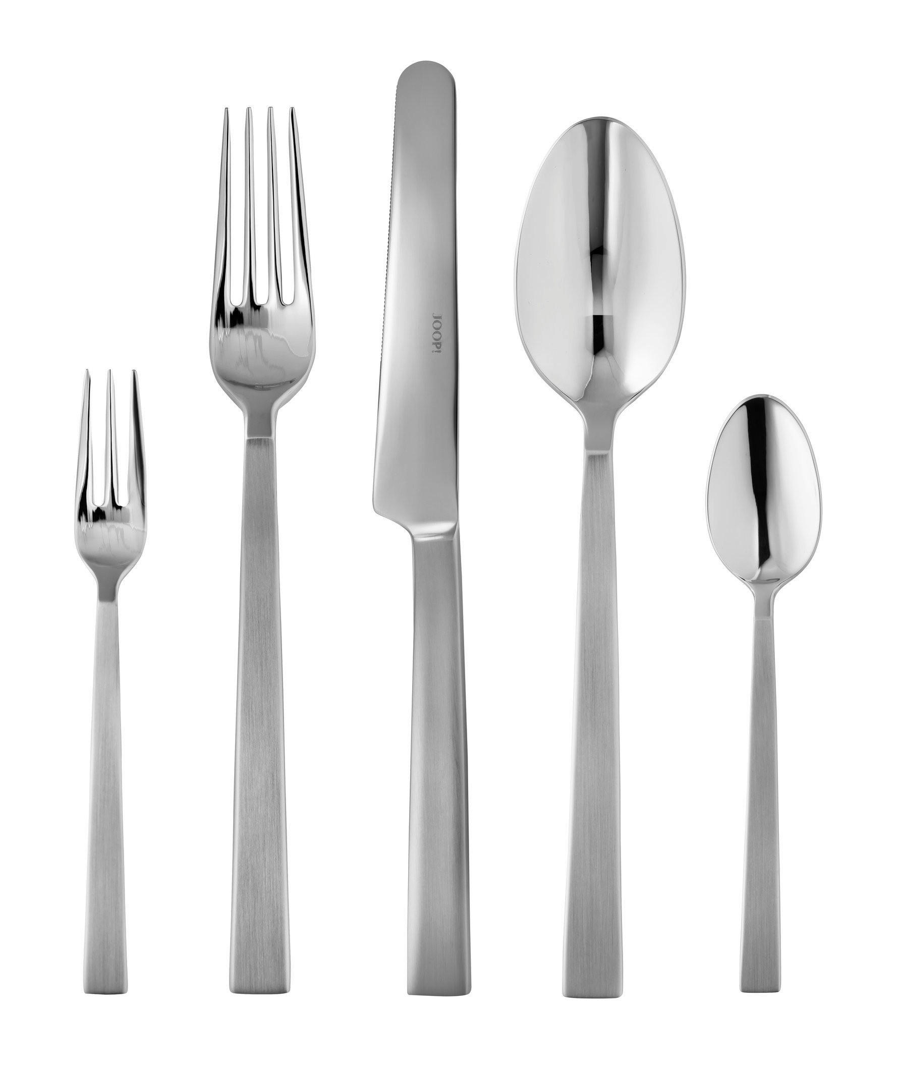 BESTECKSET Dining Glamour 30-teilig Edelstahl  - Silberfarben, Design, Metall (47,1/34,6/4,5cm) - Joop!