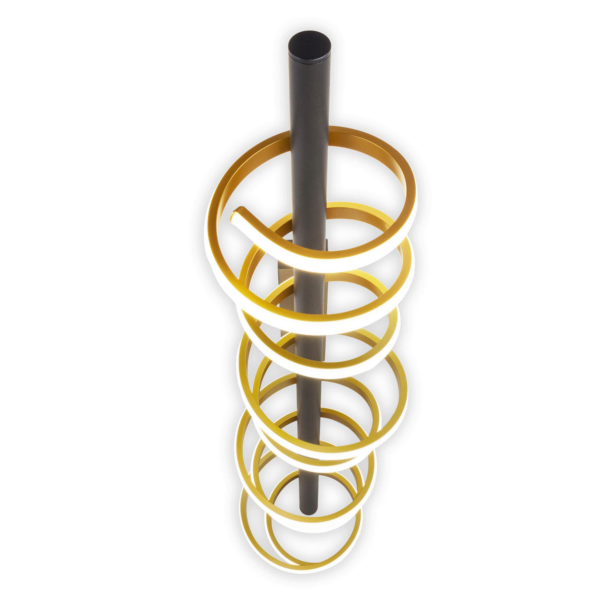 LED-DECKENLEUCHTE Belleza 100/20/27 cm  - Schwarz, Design, Kunststoff/Metall (100/20/27cm) - Näve