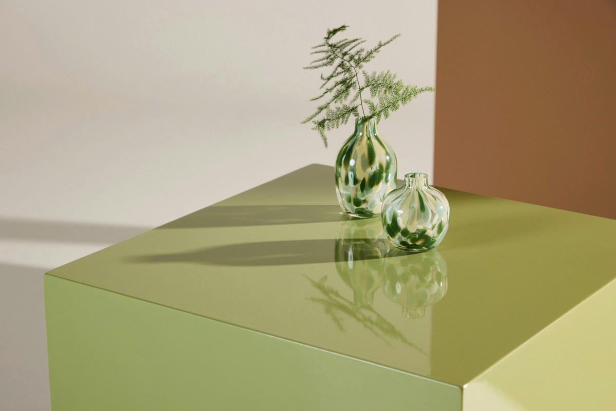 COUCHTISCH Pappel 40/40/45 cm quadratisch Hellgrün  - Hellgrün, MODERN, Holz (40/40/45cm) - Livetastic