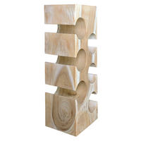 WEINREGAL  - Naturfarben, MODERN, Holz (18/56/21cm) - MID.YOU