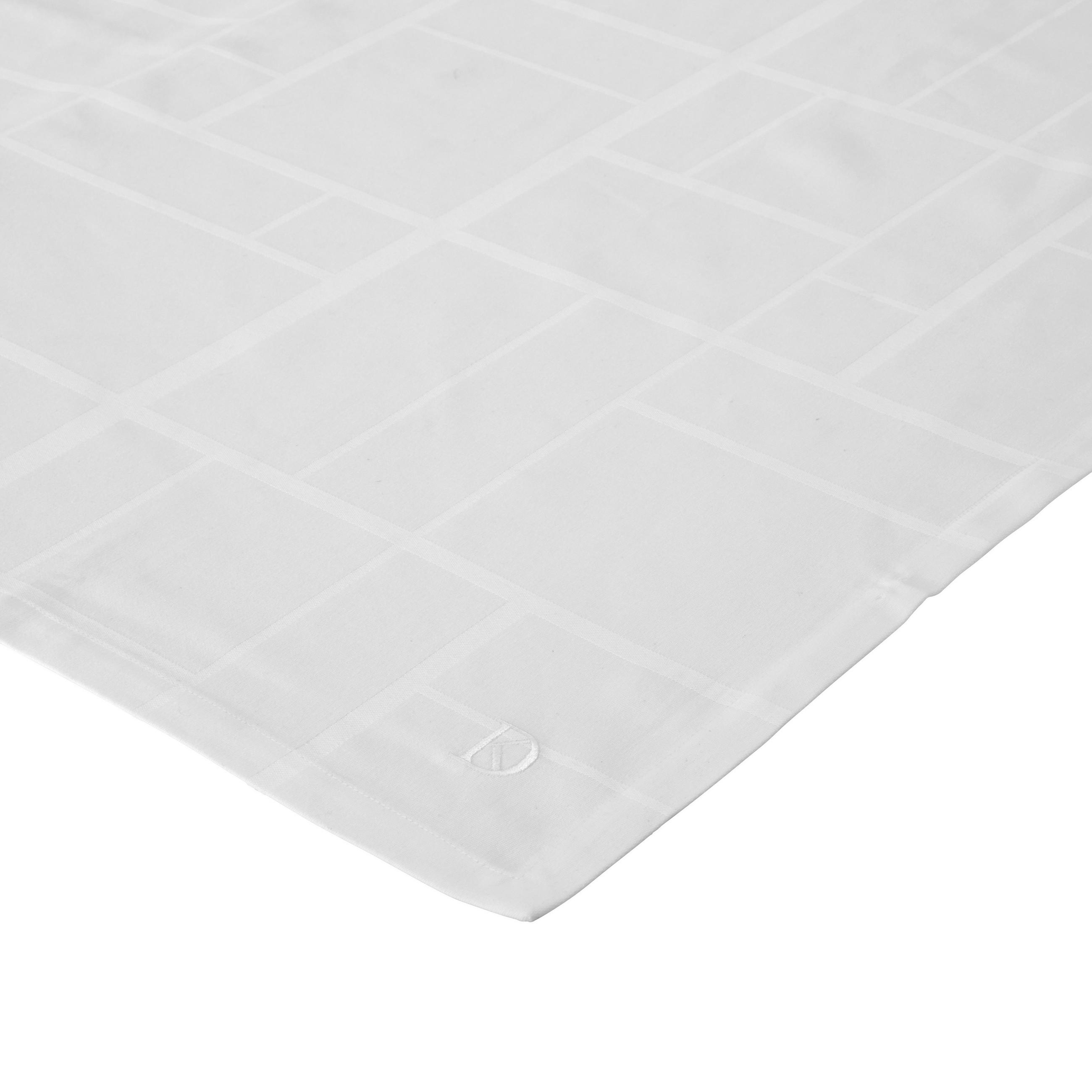 TISCHDECKE Textil Flachgewebe Weiß 140/220 cm  - Weiß, Basics, Textil (140/220cm) - Dieter Knoll