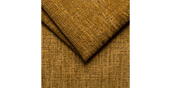 ECKSOFA inkl. Funktionen Senfgelb Samt - Senfgelb, Natur, Holz/Textil (206/261cm) - Venda