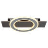 LED-DECKENLEUCHTE 44/29/5,5 cm   - Anthrazit/Opal, Design, Kunststoff/Metall (44/29/5,5cm) - Globo