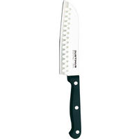 SANTOKUMESSER Küchenchef 23,5 cm  - Edelstahlfarben/Schwarz, KONVENTIONELL, Kunststoff/Metall (23,5cm) - Justinus