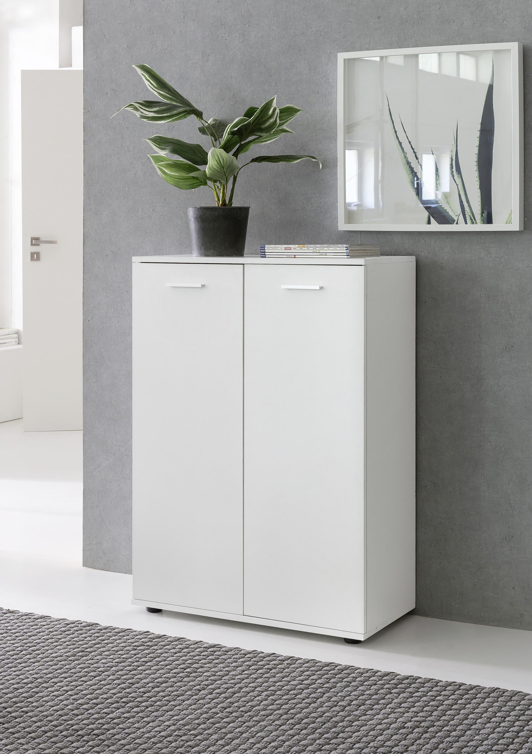 Thumbnail - Mid.you Kommode, Holzwerkstoff, 2 Fächer, 71x104x35 cm, stehend, Wohnzimmer, Kommoden & Sideboards, Kommoden