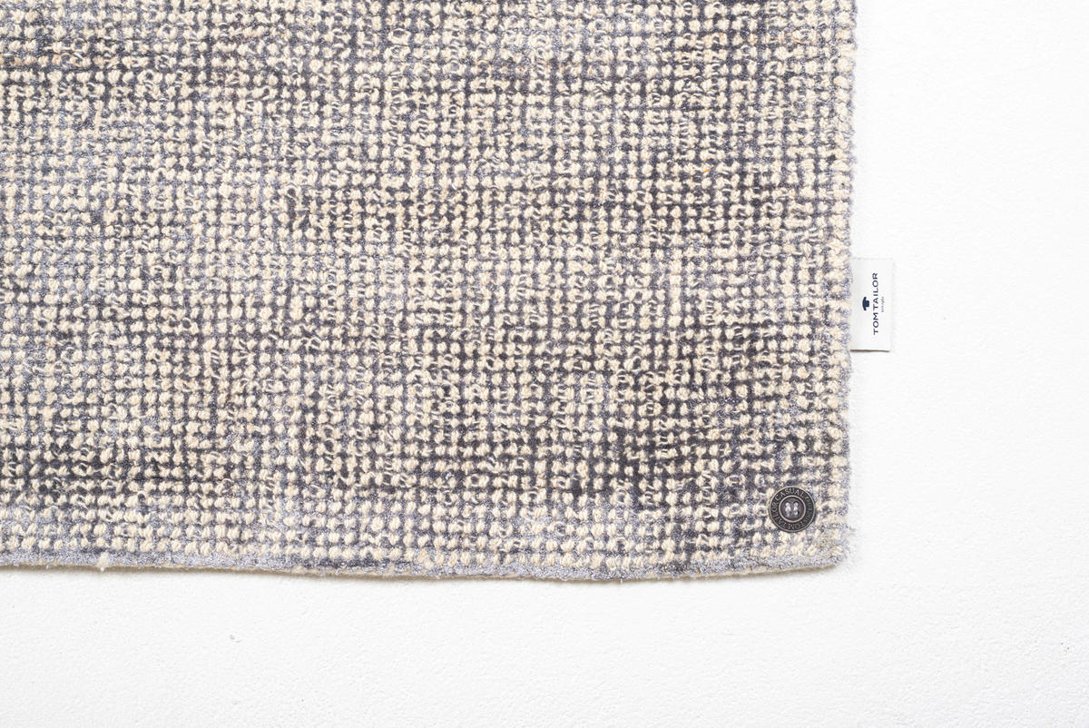 HANDWEBTEPPICH 140/200 cm Silberfarben  - Silberfarben, Basics, Textil (140/200cm) - Tom Tailor