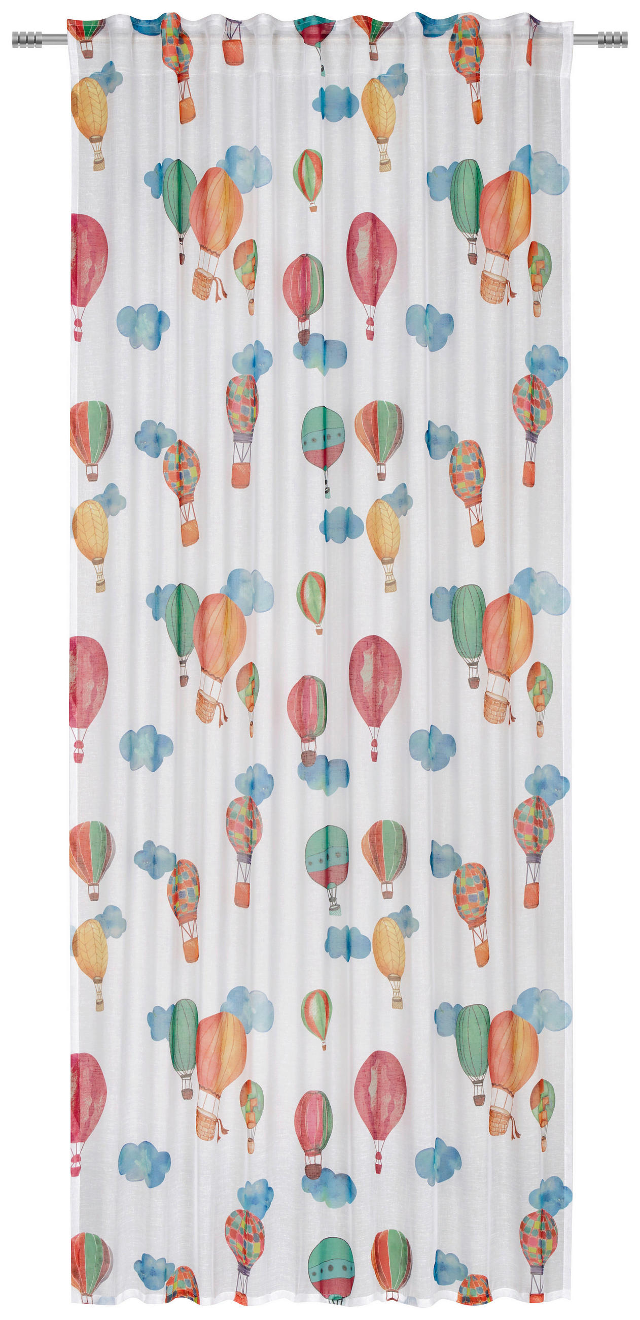 OTROŠKA ZAVESA  prosojno  140/245 cm   - večbarvno, Basics, tekstil (140/245cm) - Ben'n'jen