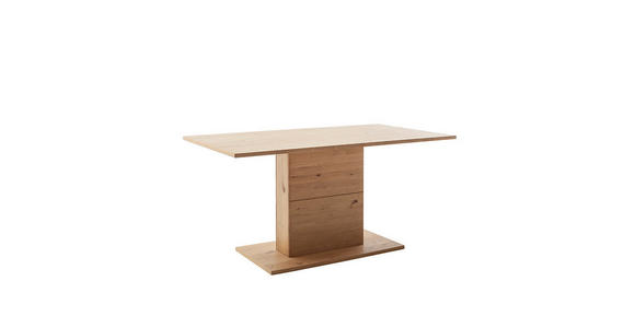 ESSTISCH Eiche massiv, furniert rechteckig Eichefarben - Eichefarben, Natur, Holz/Holzwerkstoff (160/90/77cm) - Hom`in