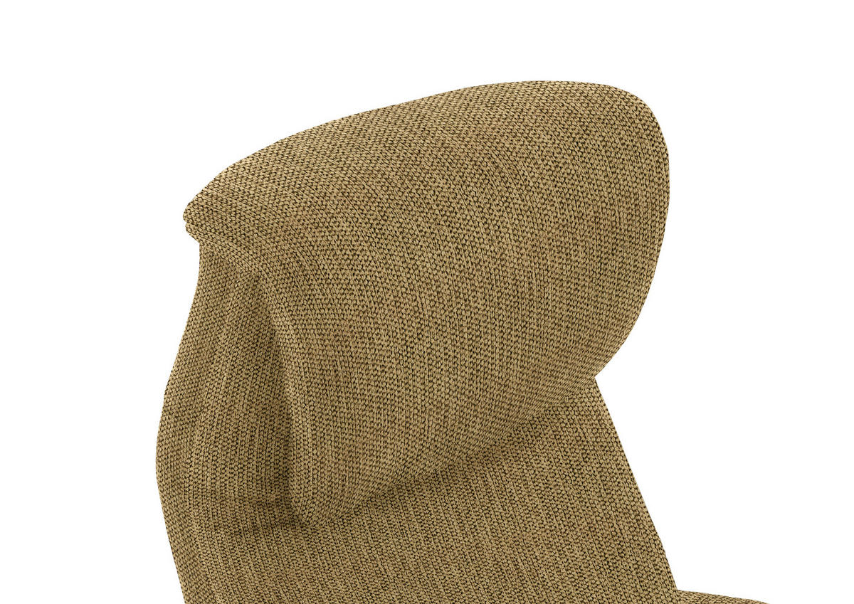 RELAXSESSEL in Textil Messingfarben  - Messingfarben/Schwarz, Design, Textil/Metall (77/115/89cm) - Pure Home Comfort