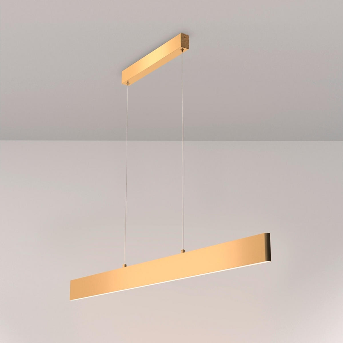 HÄNGELEUCHTE 118,5/4/8 cm    - Goldfarben, Basics, Metall (118,5/4/8cm) - MAYTONI