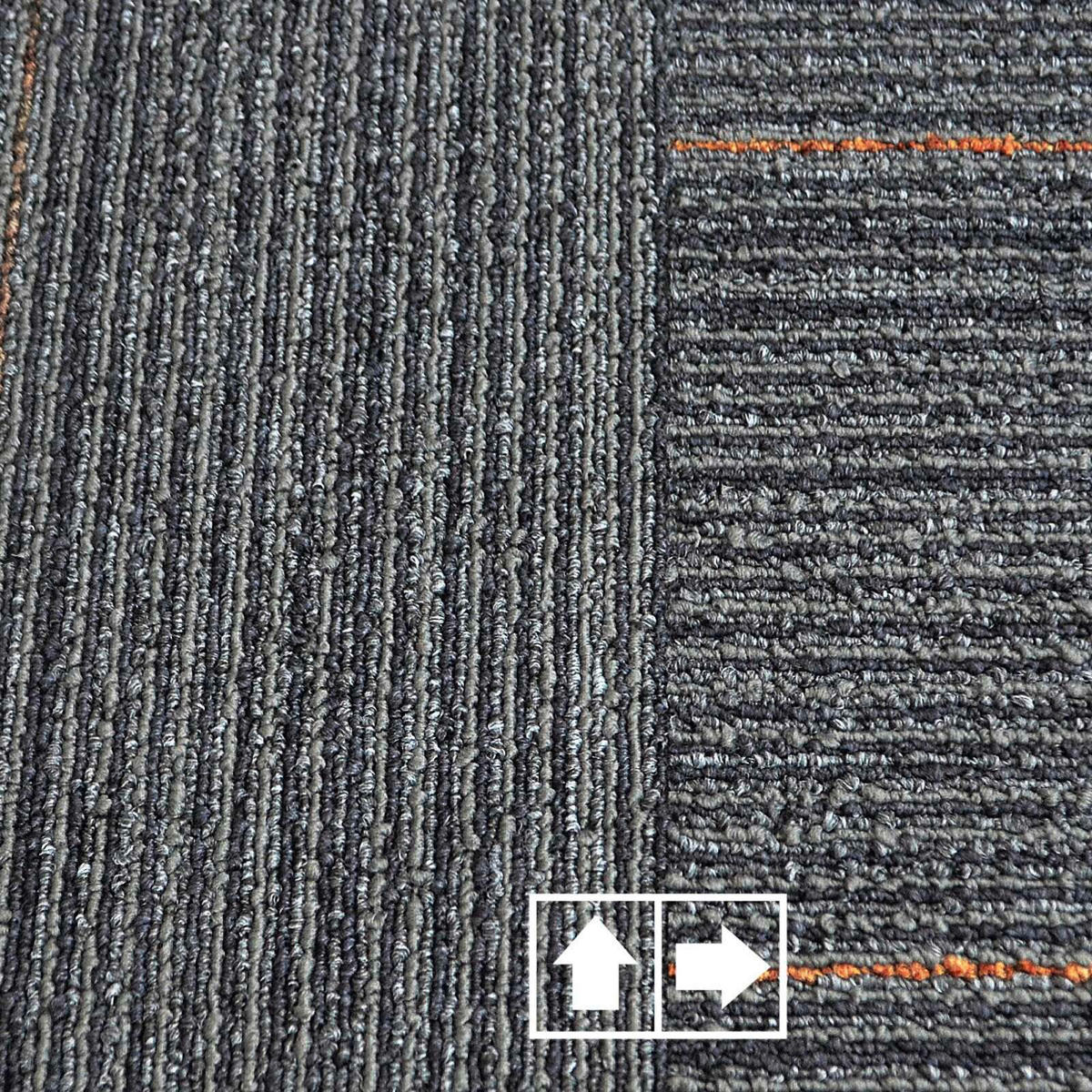 TEPPICHFLIESE - Grau, Basics, Kunststoff/Textil (50/50cm) - Esposa