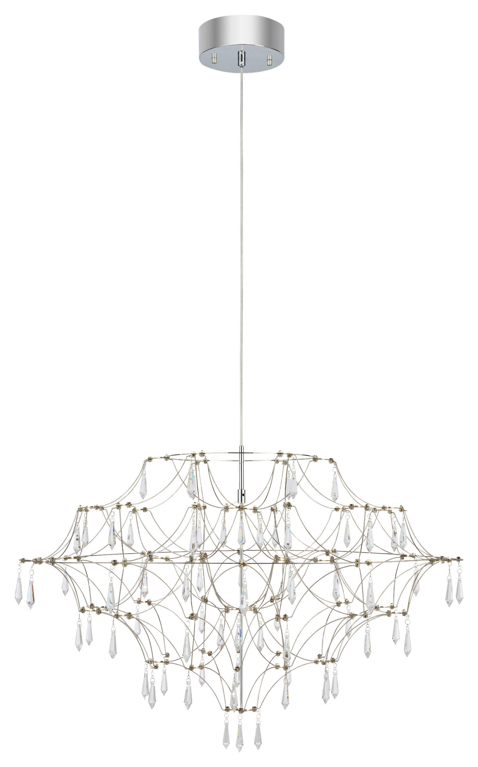 KRONLEUCHTER EFESOS 80/52 cm   - Klar, Basics, Metall (80/52cm) - Markslöjd