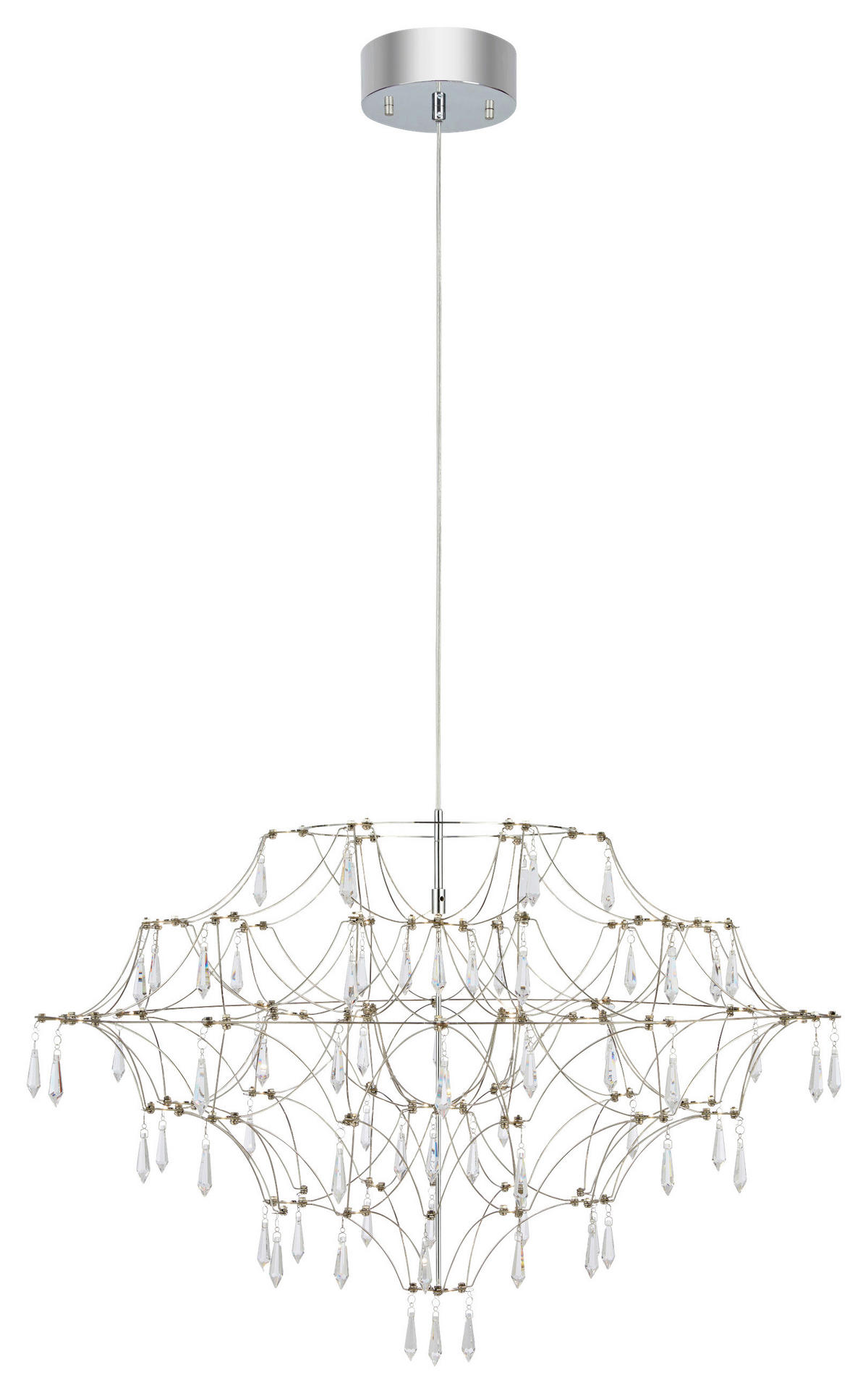 KRONLEUCHTER 80/52 cm   - Klar, Basics, Metall (80/52cm) - Markslöjd