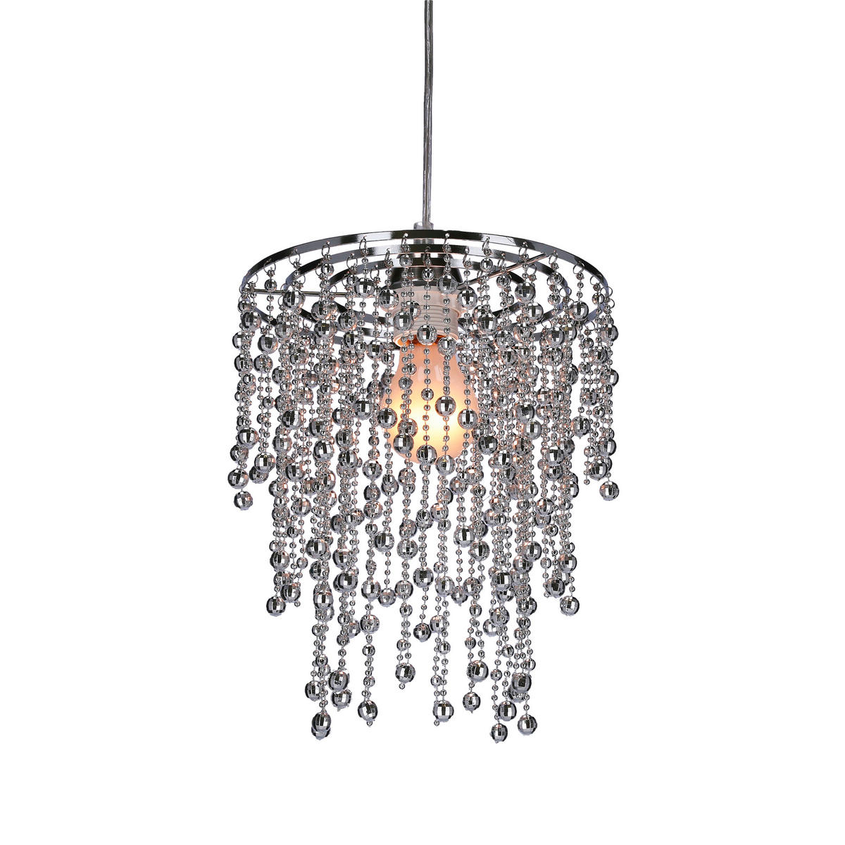 HÄNGLAMPA 22.5/22.5/110 cm  - kromfärg, Klassisk, metall (22.5/22.5/110cm)