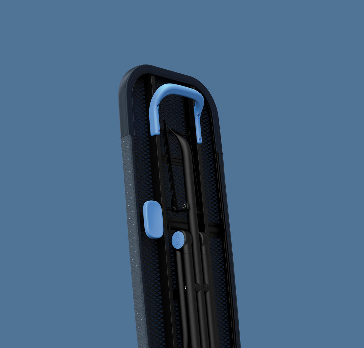 LIKALNA DESKA - temno modra, Basics, tekstil (38/136/8,5cm) - Joseph Joseph