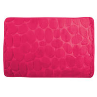 BADEMATTE Pink 50/80 cm  - Pink, Basics, Textil (50/80cm) - MSV