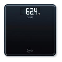 PERSONENWAAGE - Schwarz, Basics, Glas (31,00/31,00/2,8cm) - Beurer