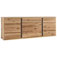 SIDEBOARD 206/77/43 cm  in Eichefarben  - Eichefarben/Schwarz, Design, Holz (206/77/43cm) - Venjakob
