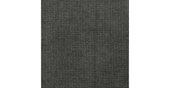 ARMLEHNSTUHL  in Samt, Flachgewebe  - Anthrazit/Schwarz, Design, Textil/Metall (59/85/59cm) - Novel