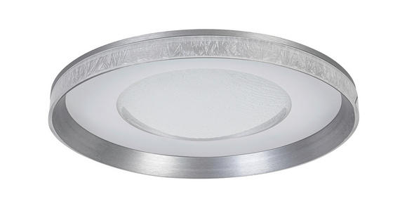 LED-DECKENLEUCHTE 50/9 cm   - Dunkelgrau/Transparent, Design, Kunststoff/Metall (50/9cm) - Novel