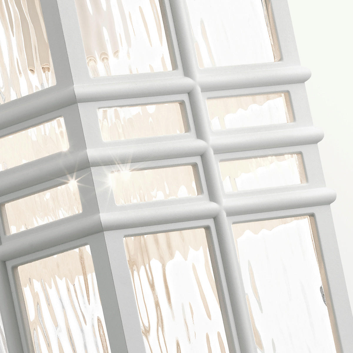AUSSENWANDLEUCHTE - Weiss, Konventionell, Glas (20,3/22,8/35,9cm) - Elstead Lighting