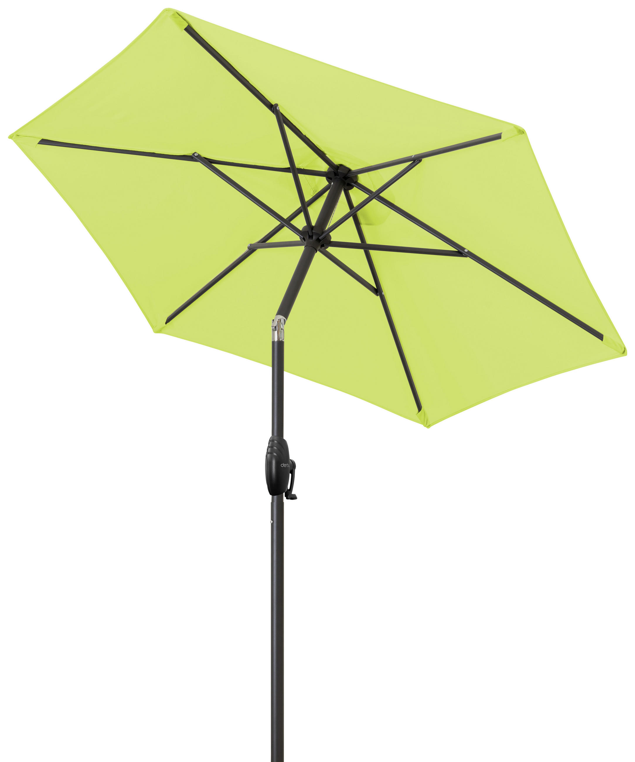SONNENSCHIRM 180 cm Grün  - Anthrazit/Grün, Design, Textil/Metall (180/180cm) - Doppler
